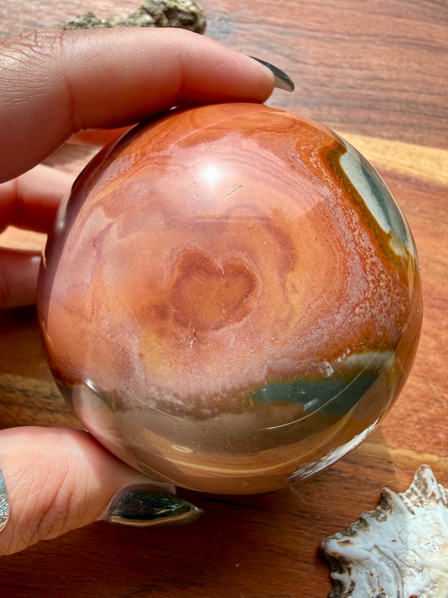 POLYCHROME JASPER SPHERE