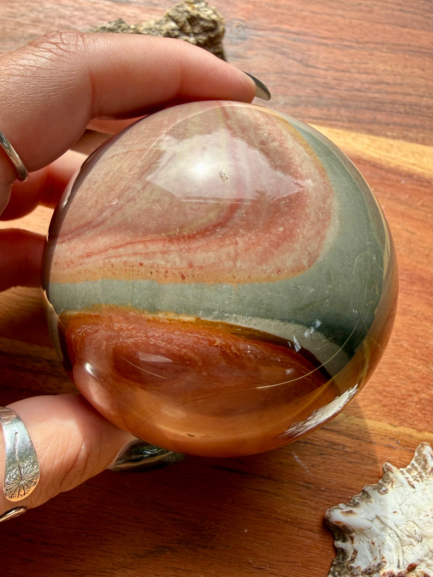 POLYCHROME JASPER SPHERE