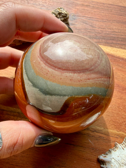 POLYCHROME JASPER SPHERE