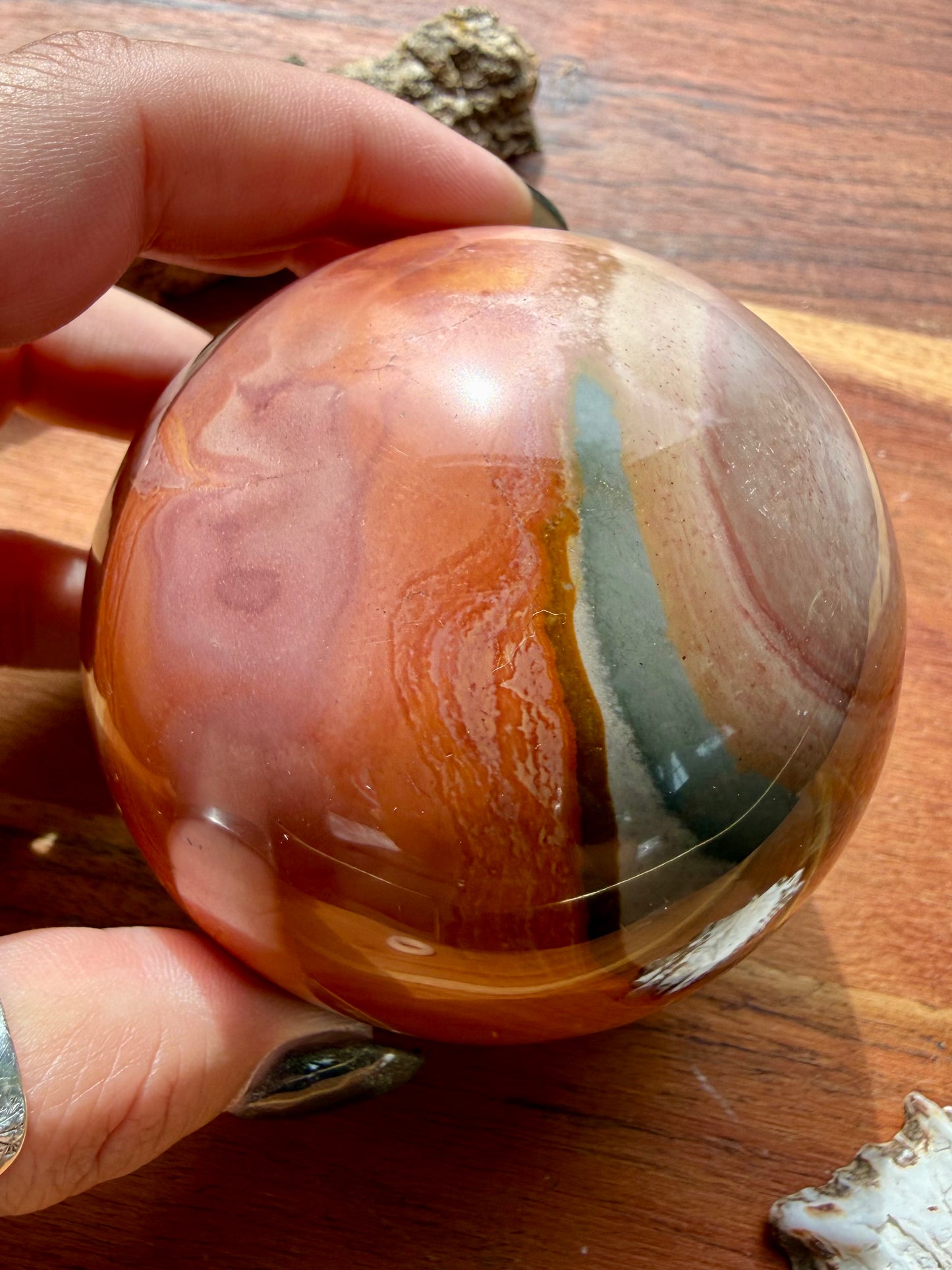 POLYCHROME JASPER SPHERE