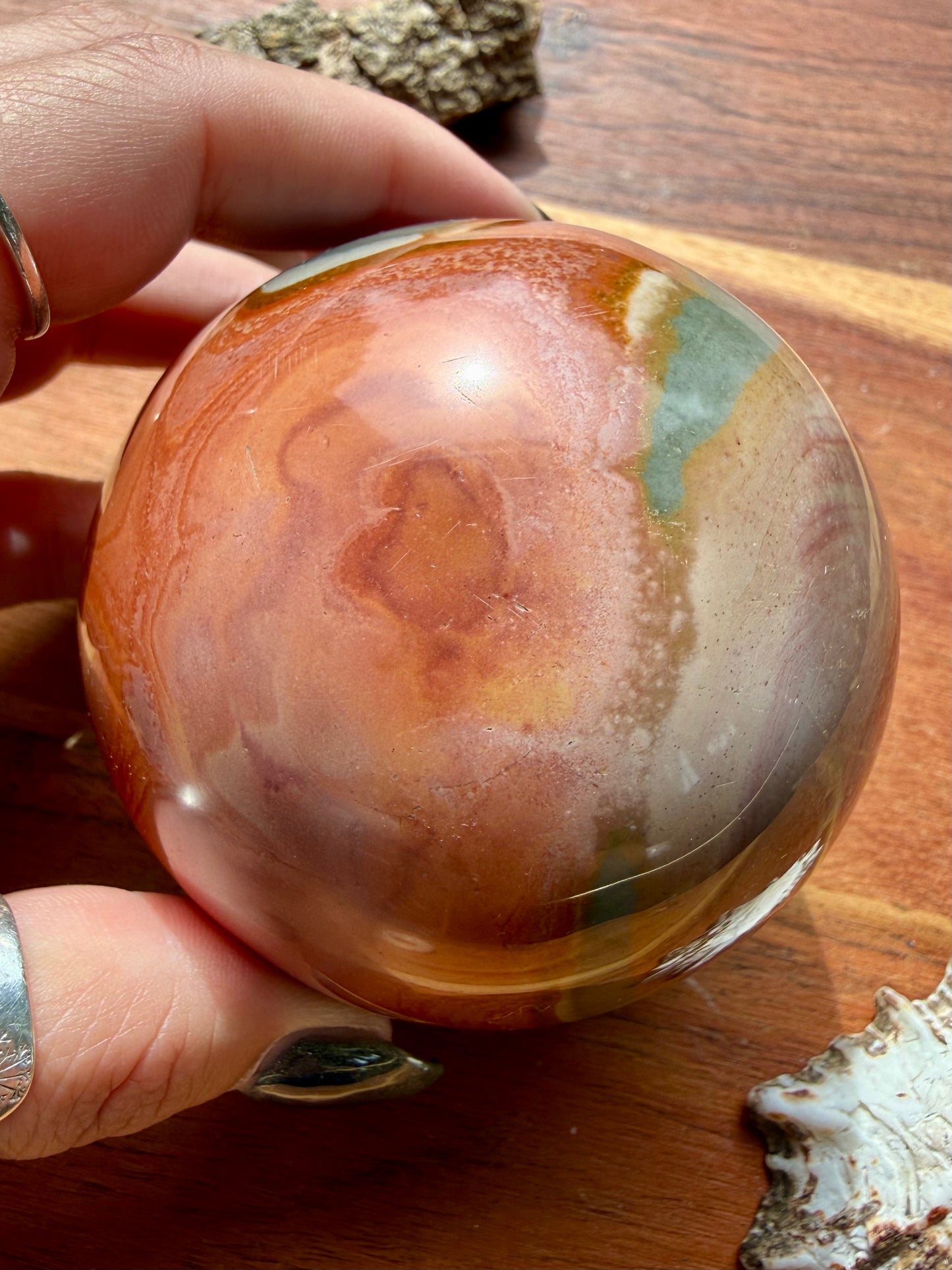 POLYCHROME JASPER SPHERE