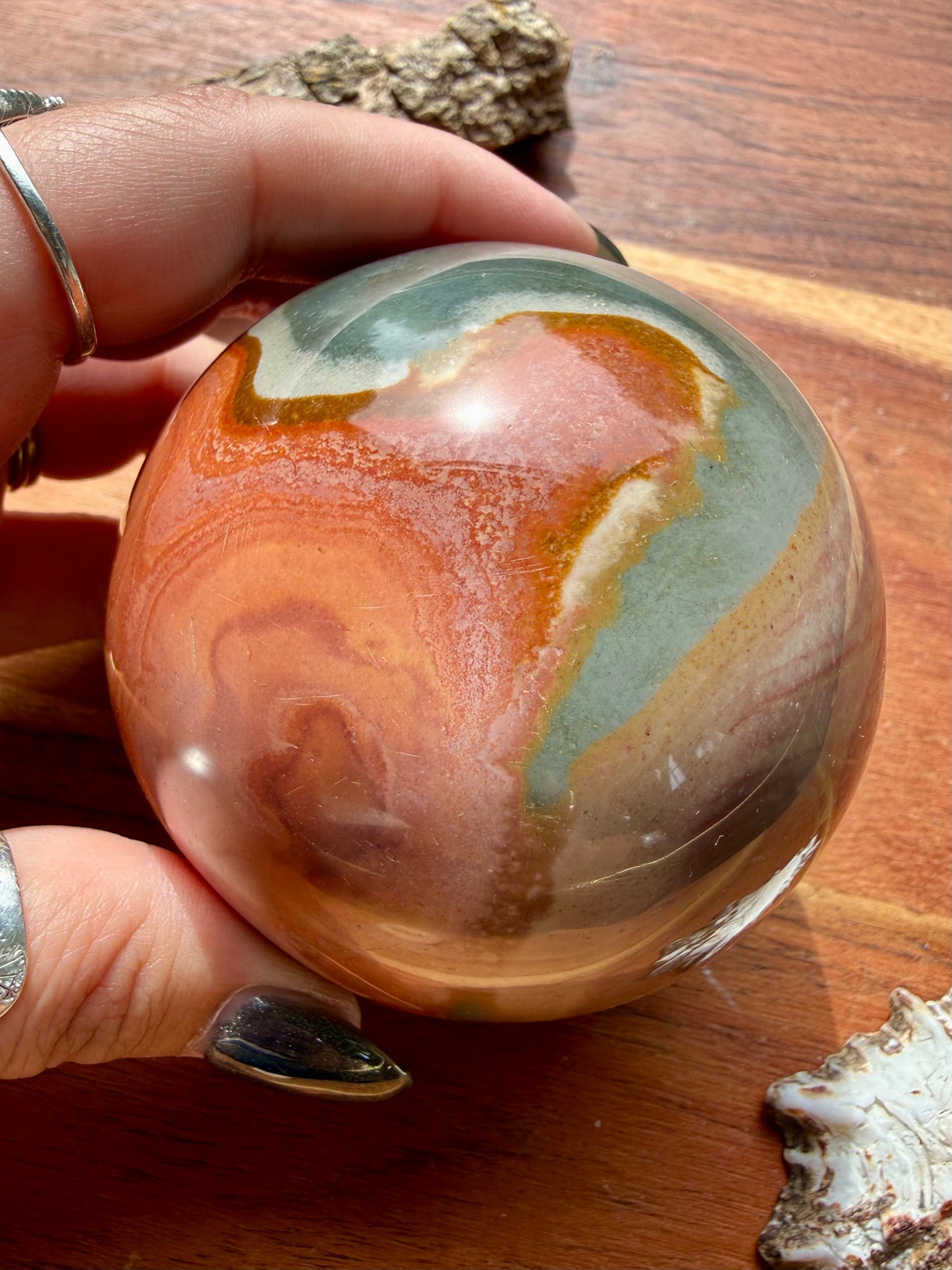 POLYCHROME JASPER SPHERE