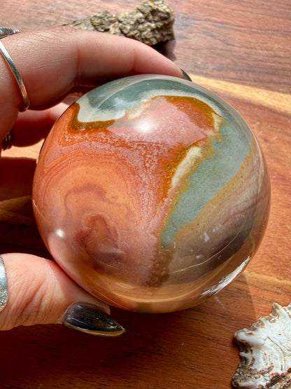 POLYCHROME JASPER SPHERE