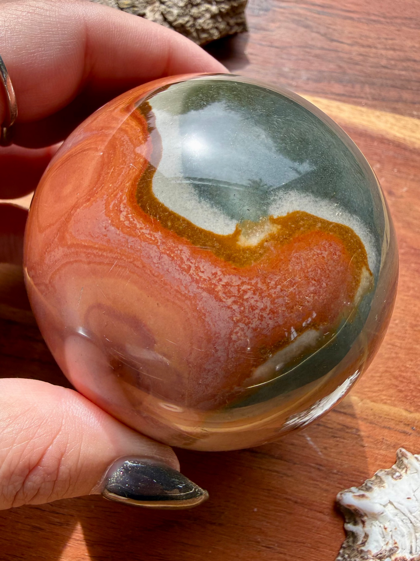 POLYCHROME JASPER SPHERE