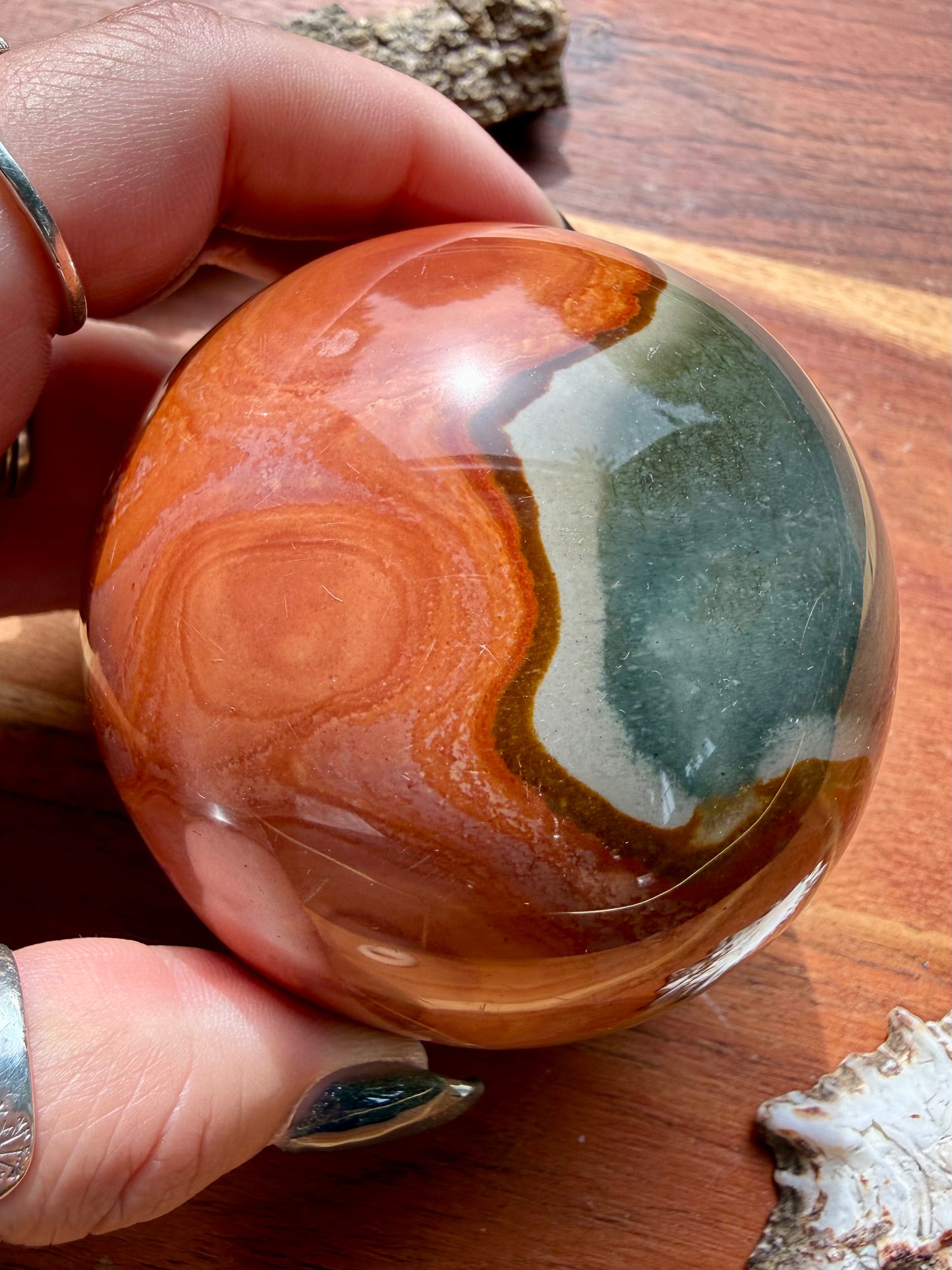 POLYCHROME JASPER SPHERE