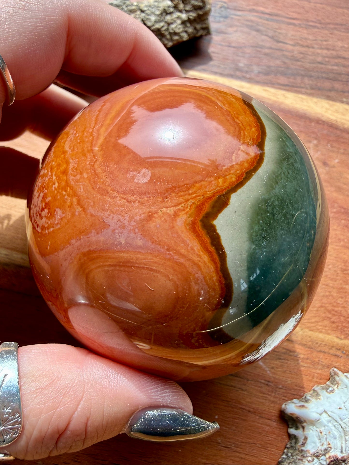 POLYCHROME JASPER SPHERE