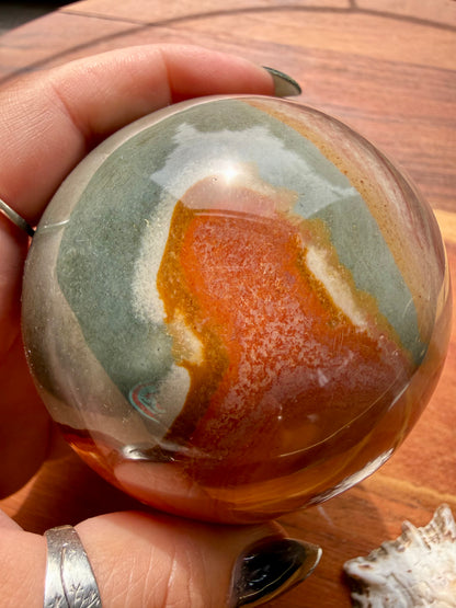 POLYCHROME JASPER SPHERE