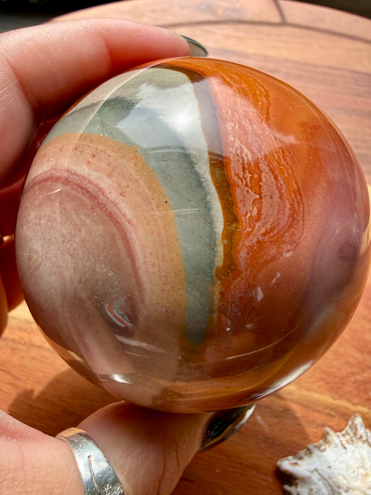 POLYCHROME JASPER SPHERE