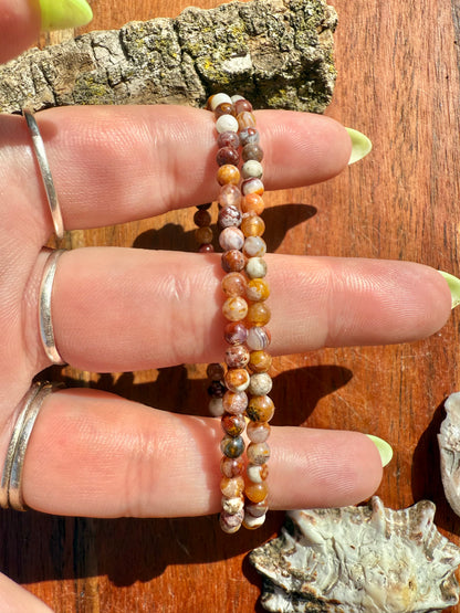 HIGH QUALITY AGUA NUEVA AGATE BRACELET 3MM