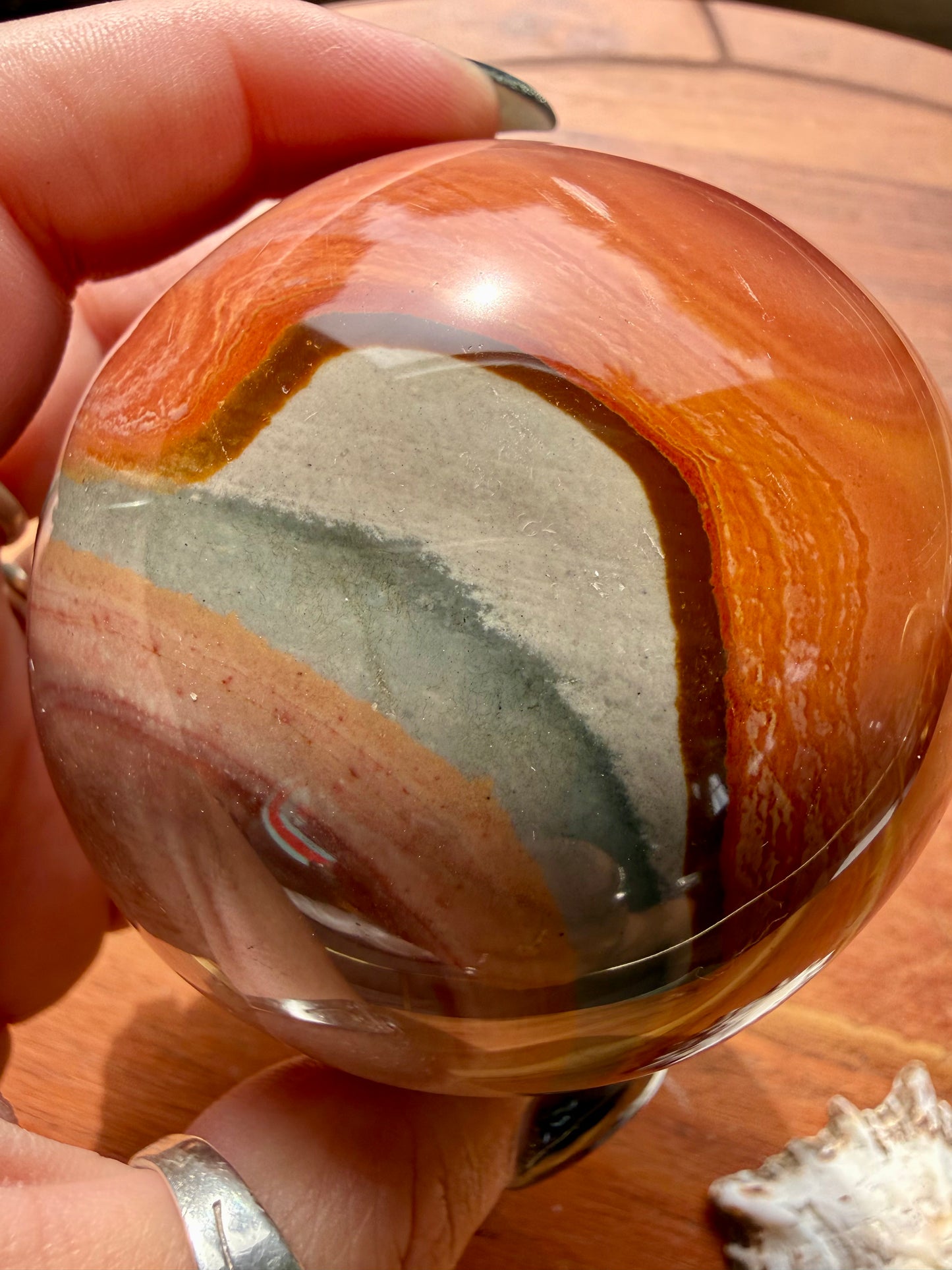 POLYCHROME JASPER SPHERE