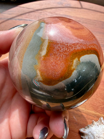 POLYCHROME JASPER SPHERE