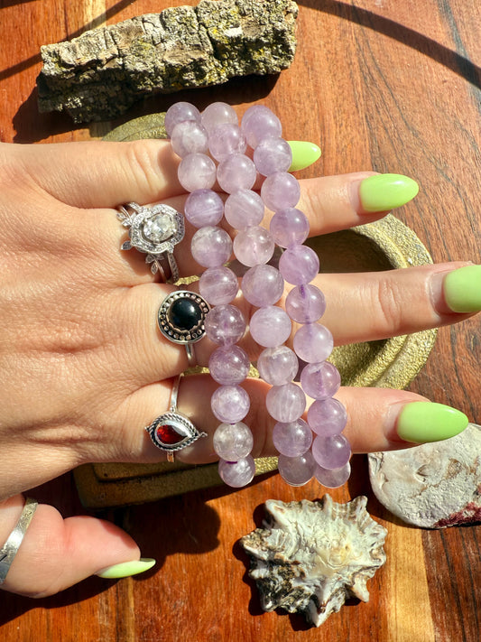 AMETHYST BRACELET 8MM