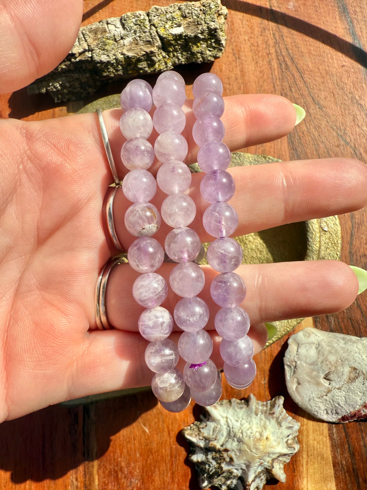 AMETHYST BRACELET 8MM