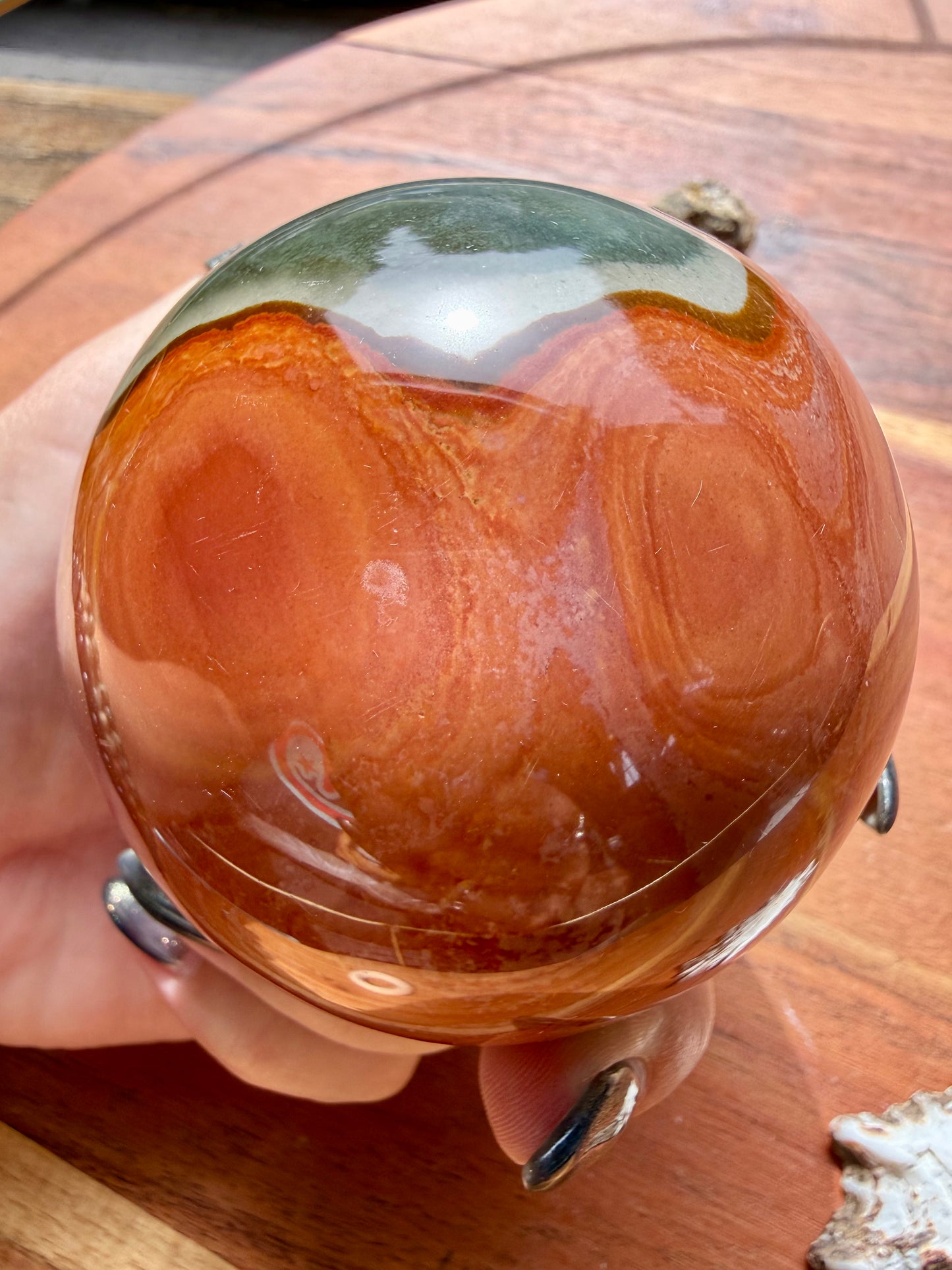 POLYCHROME JASPER SPHERE