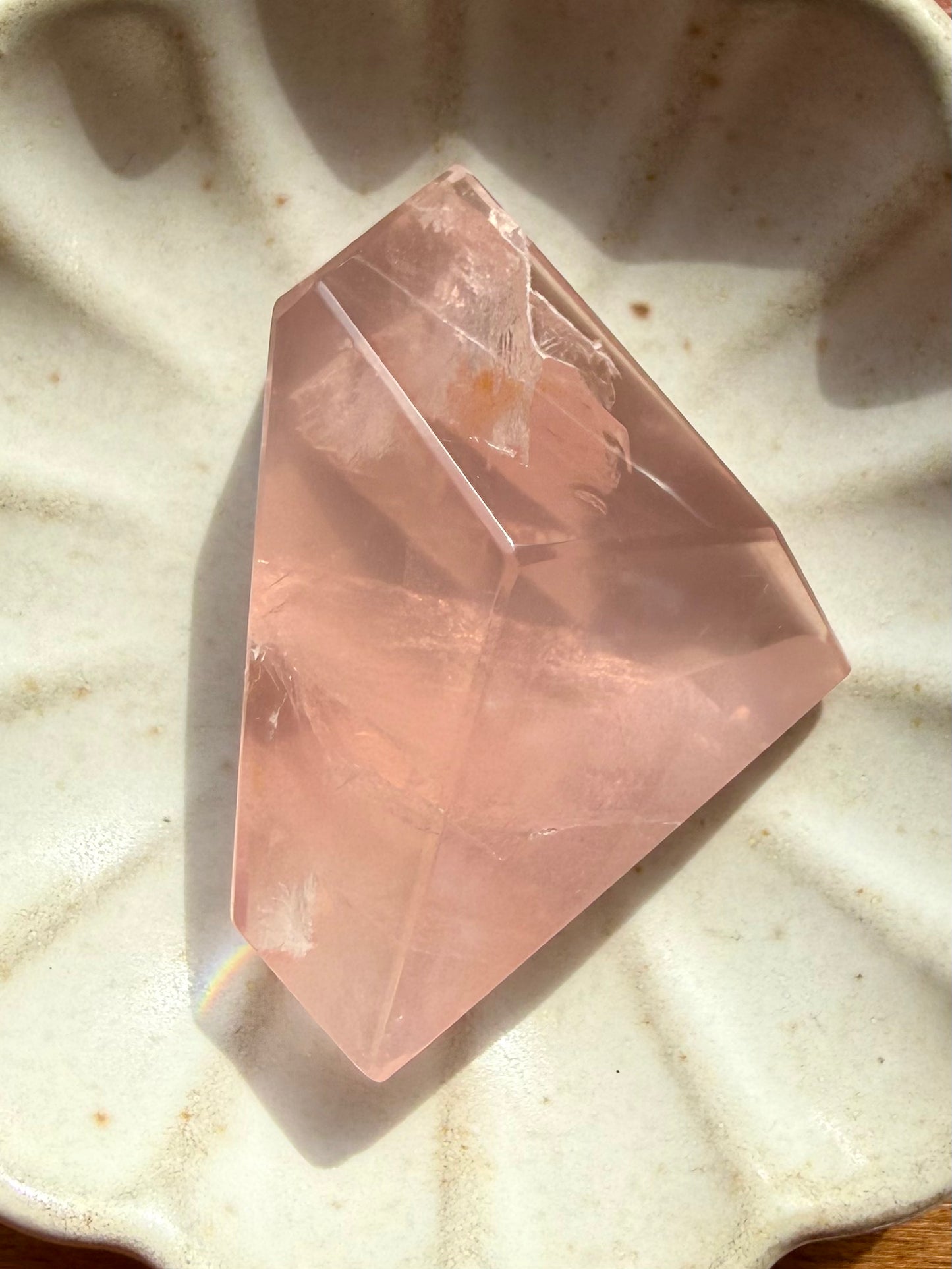 HIGH QUALITY BRAZILIAN ROSE QUARTZ FREEFORM