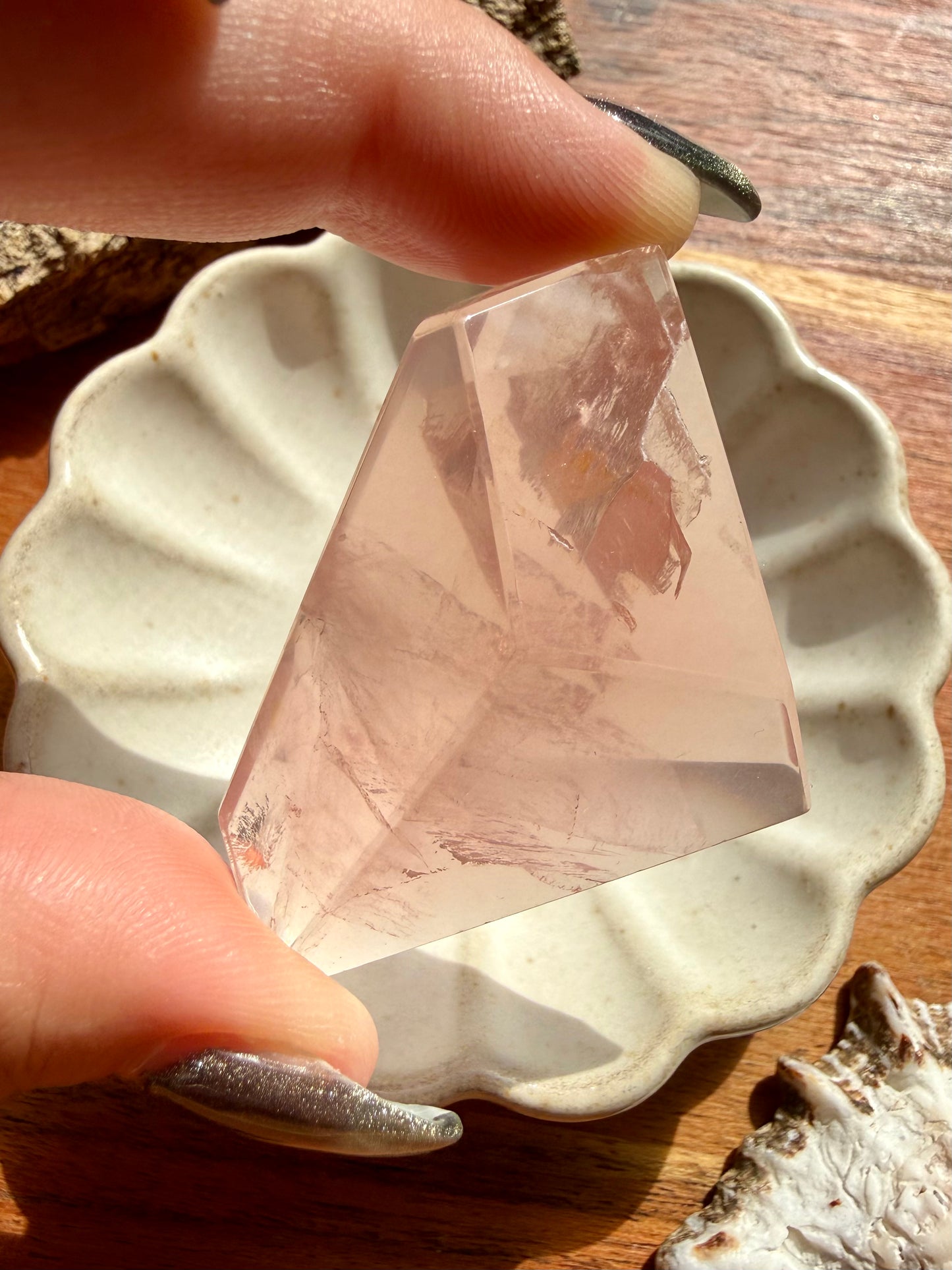 HIGH QUALITY BRAZILIAN ROSE QUARTZ FREEFORM