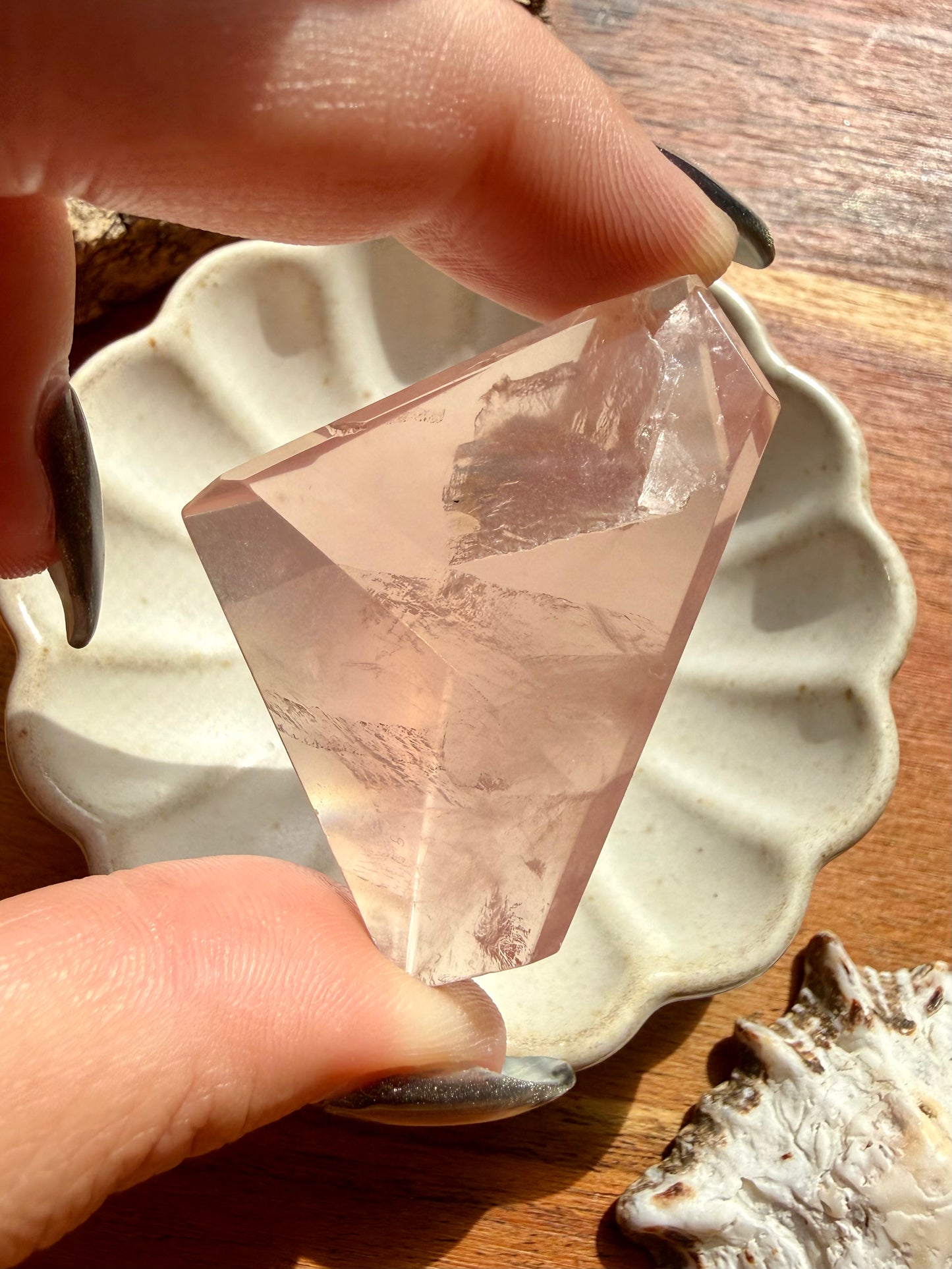 HIGH QUALITY BRAZILIAN ROSE QUARTZ FREEFORM