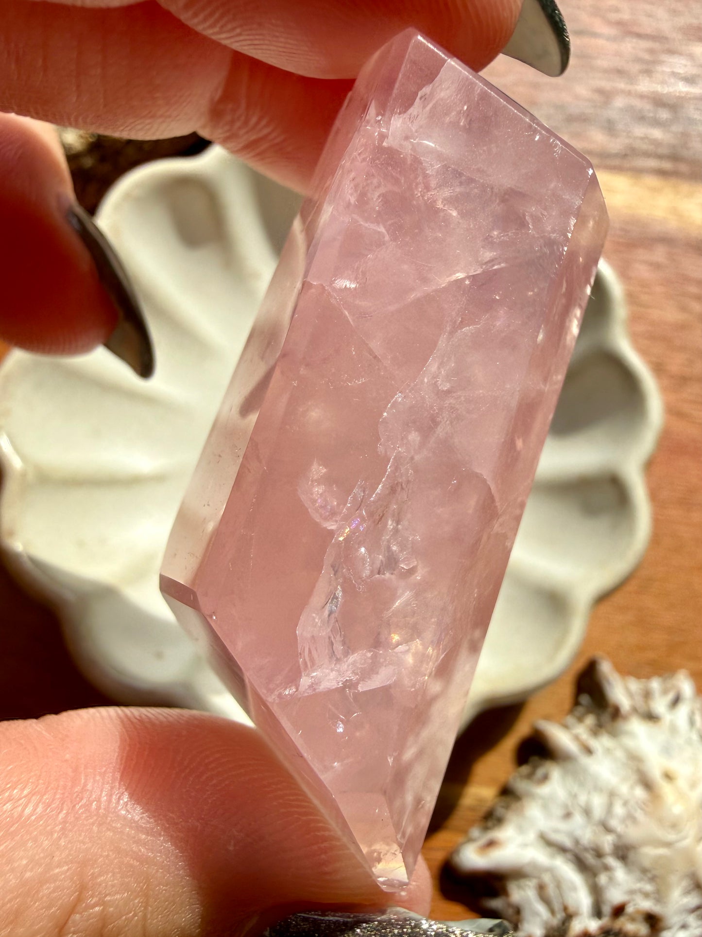 HIGH QUALITY BRAZILIAN ROSE QUARTZ FREEFORM