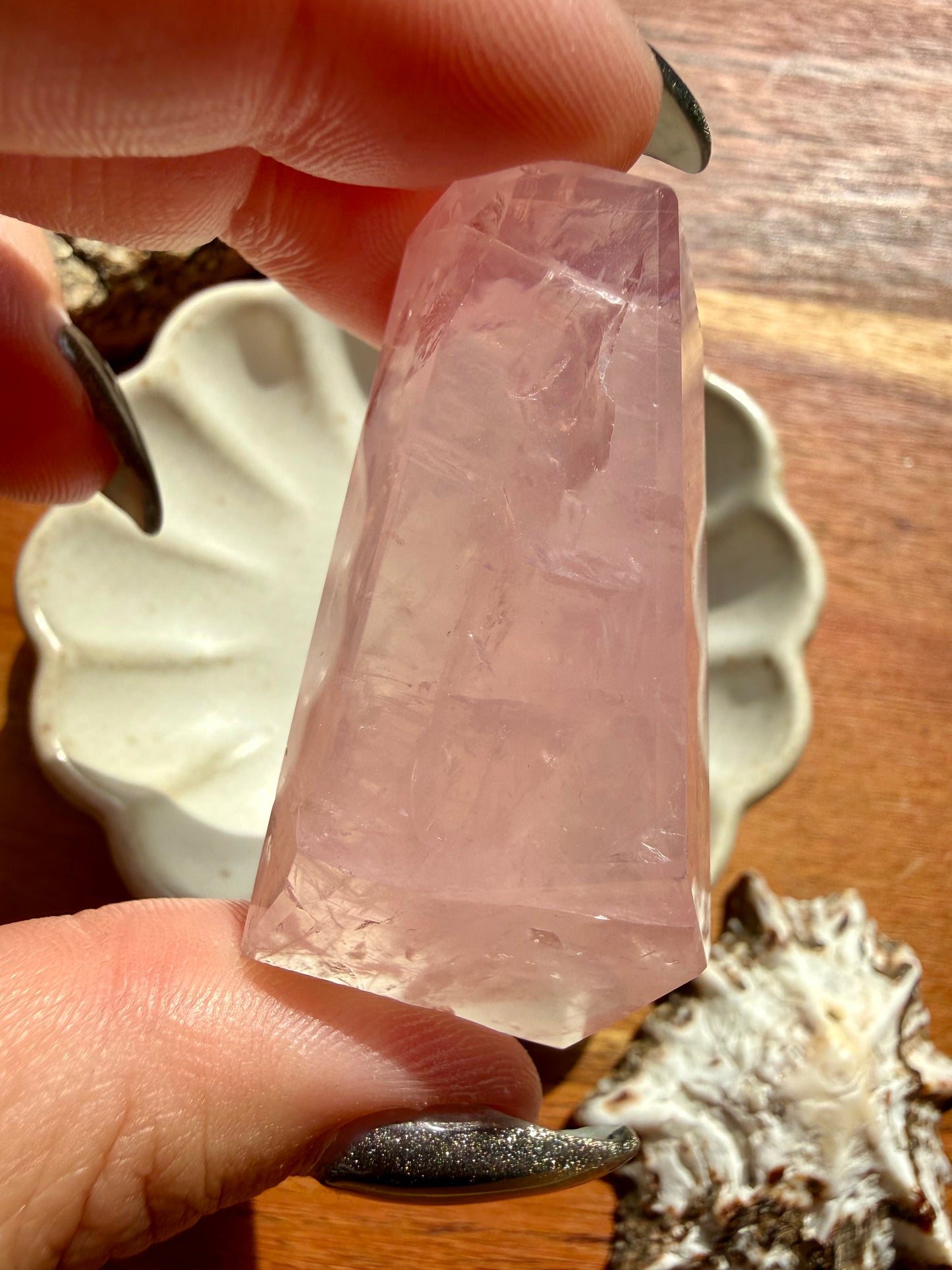 HIGH QUALITY BRAZILIAN ROSE QUARTZ FREEFORM