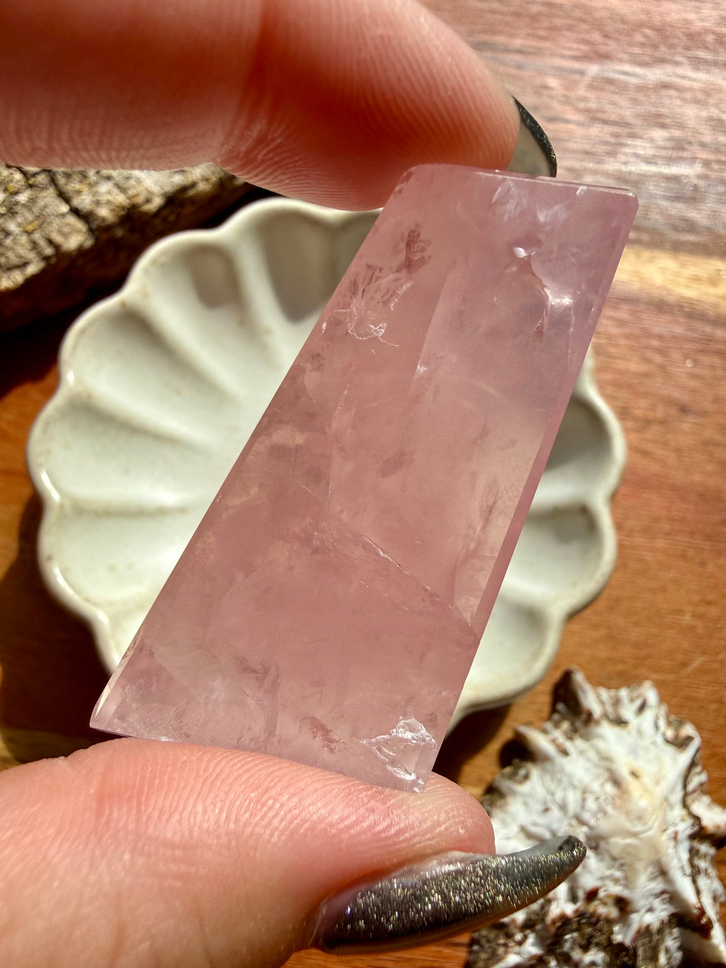 HIGH QUALITY BRAZILIAN ROSE QUARTZ FREEFORM