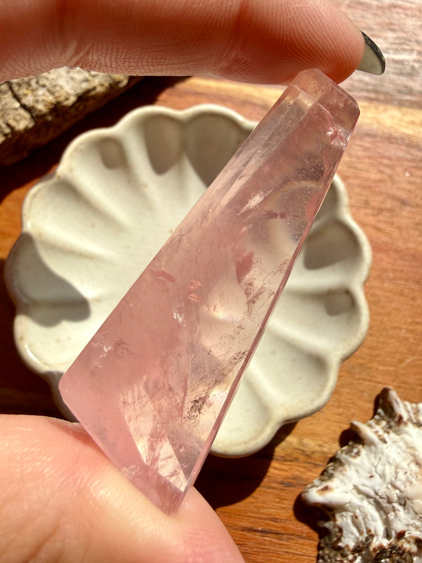 HIGH QUALITY BRAZILIAN ROSE QUARTZ FREEFORM