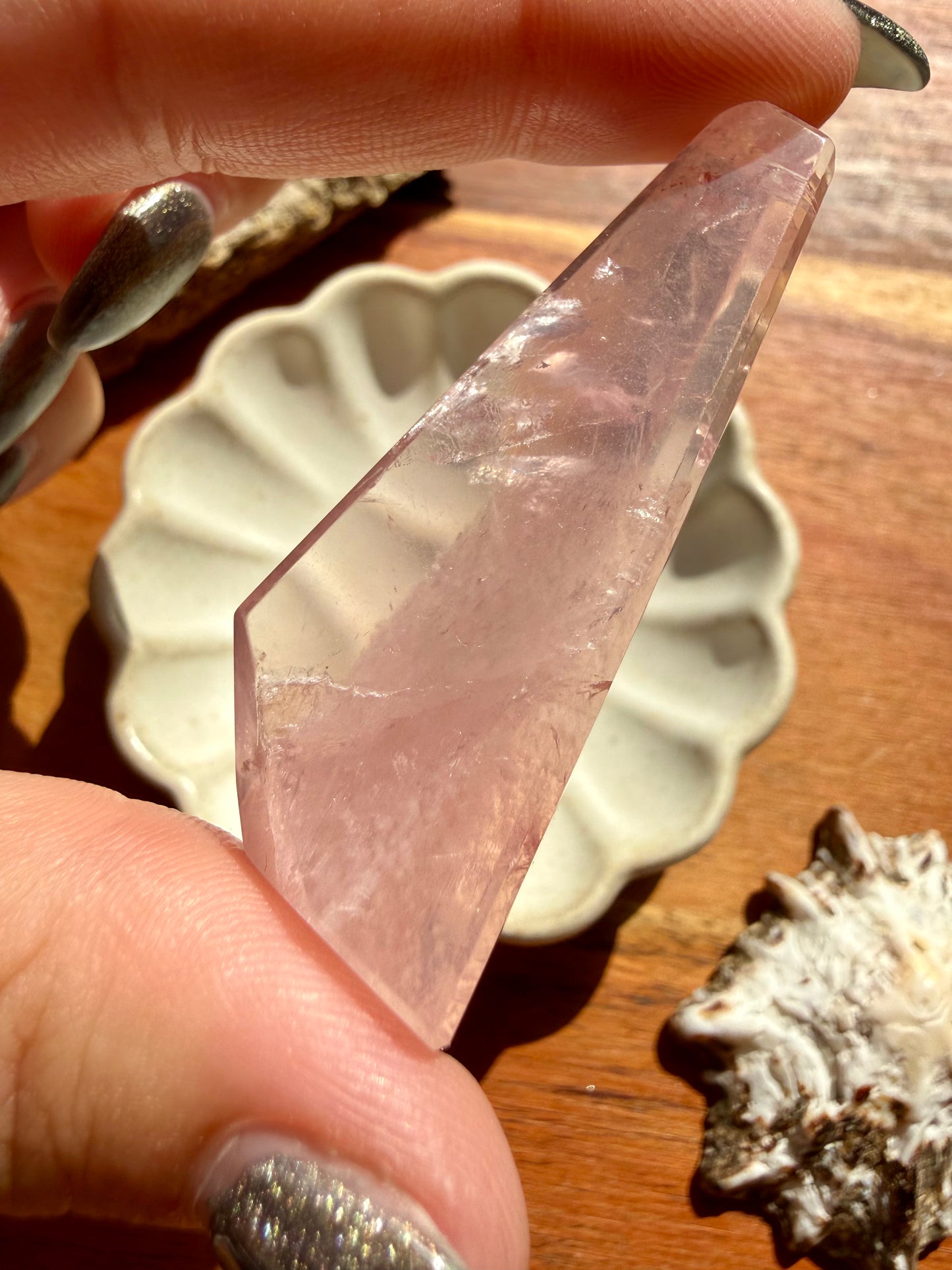 HIGH QUALITY BRAZILIAN ROSE QUARTZ FREEFORM