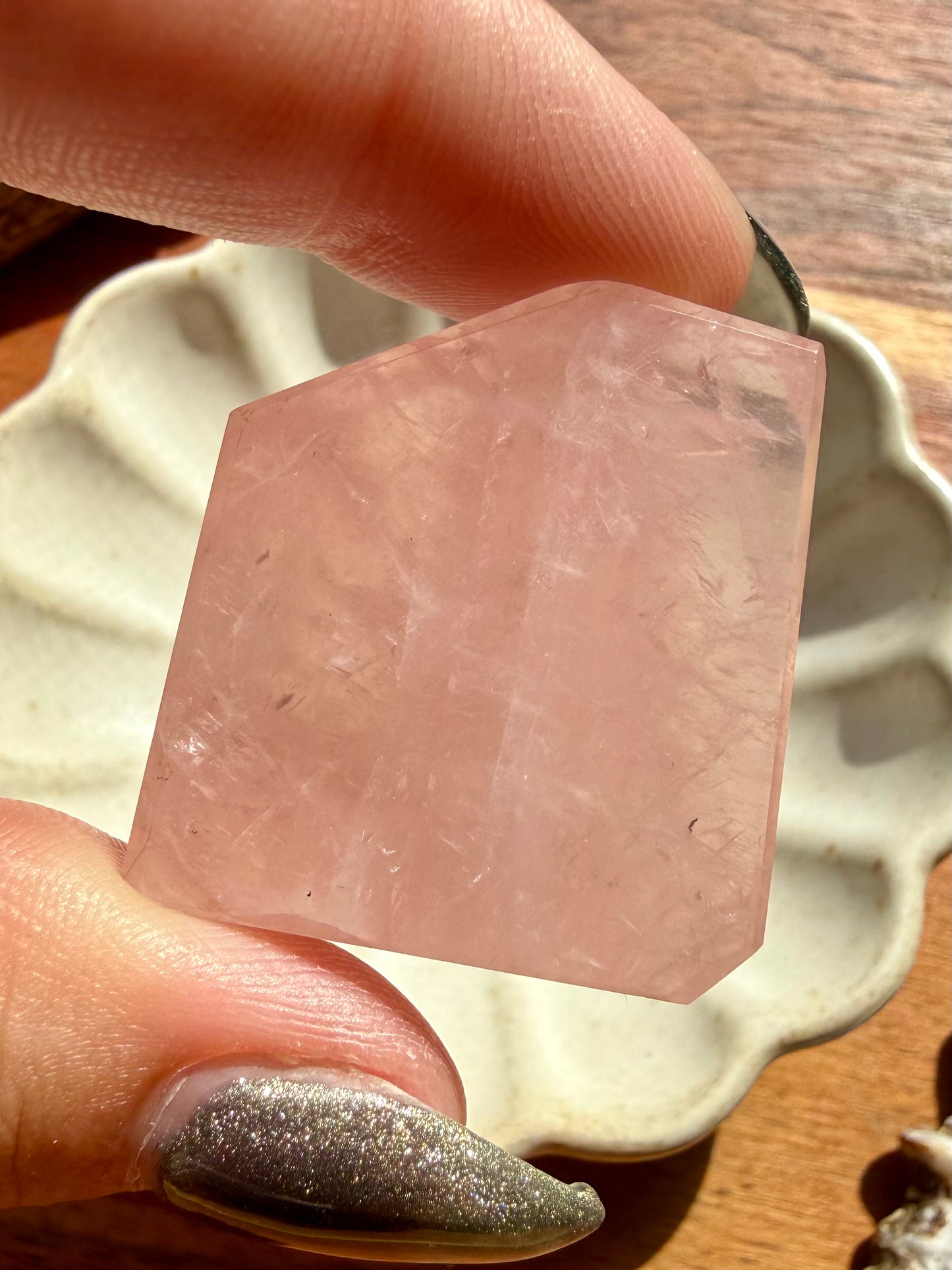 HIGH QUALITY BRAZILIAN ROSE QUARTZ FREEFORM