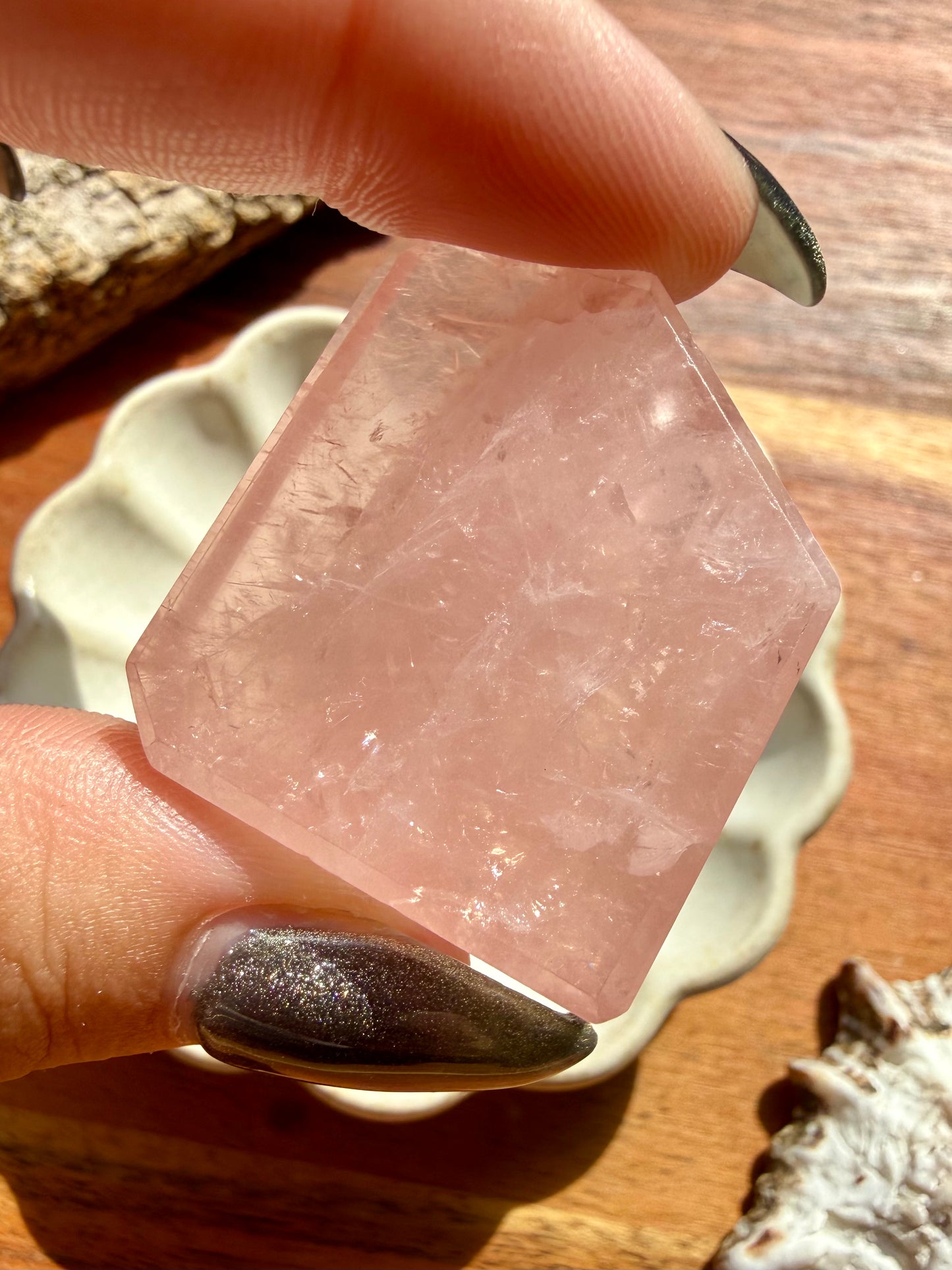 HIGH QUALITY BRAZILIAN ROSE QUARTZ FREEFORM