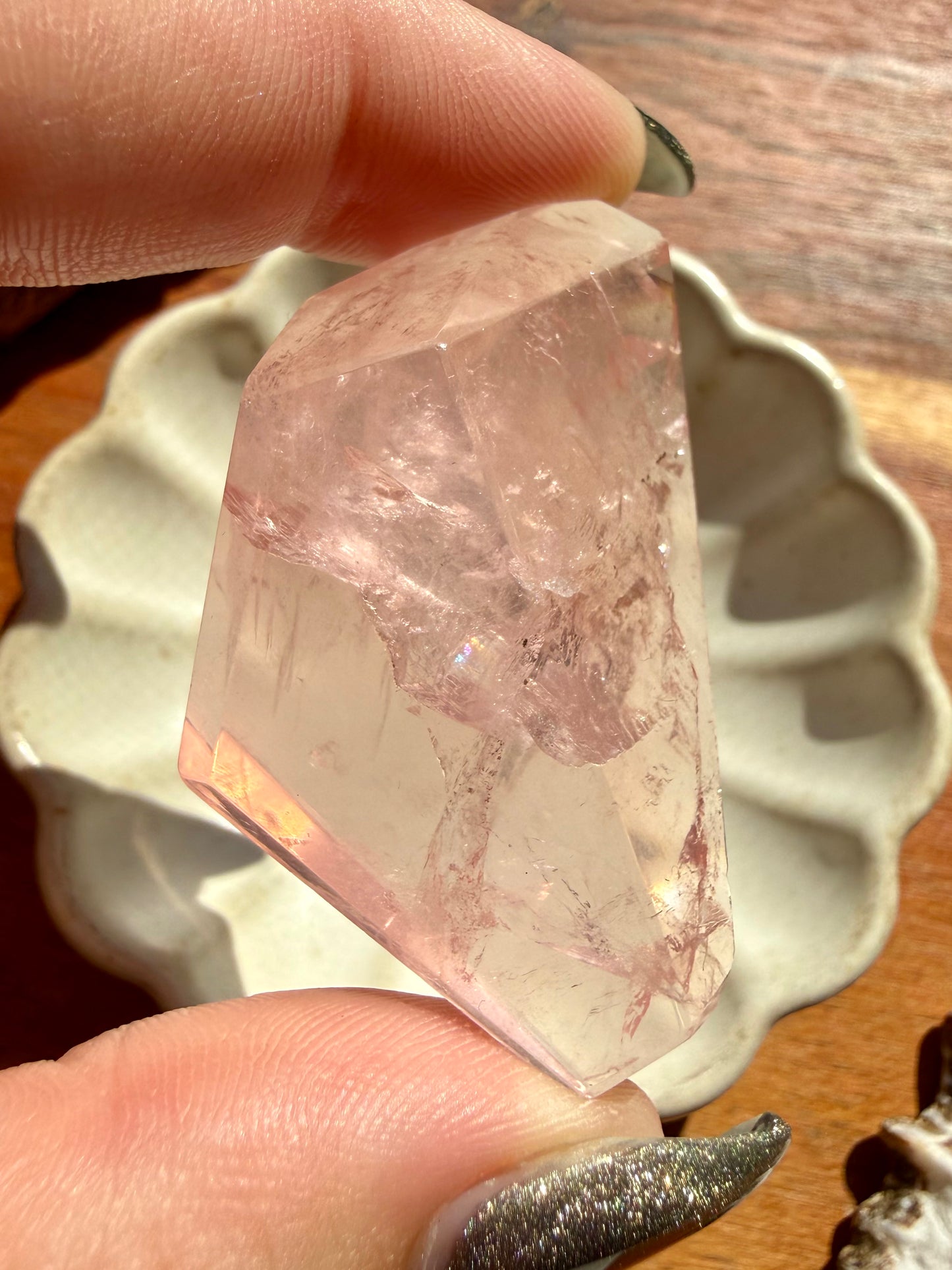 HIGH QUALITY BRAZILIAN ROSE QUARTZ FREEFORM