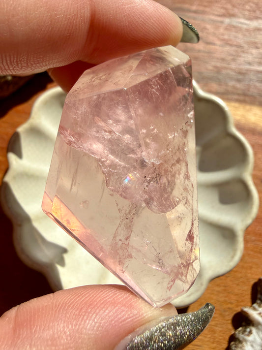 HIGH QUALITY BRAZILIAN ROSE QUARTZ FREEFORM
