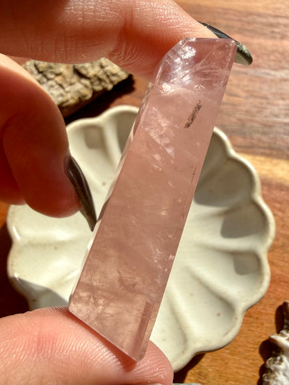 HIGH QUALITY BRAZILIAN ROSE QUARTZ FREEFORM