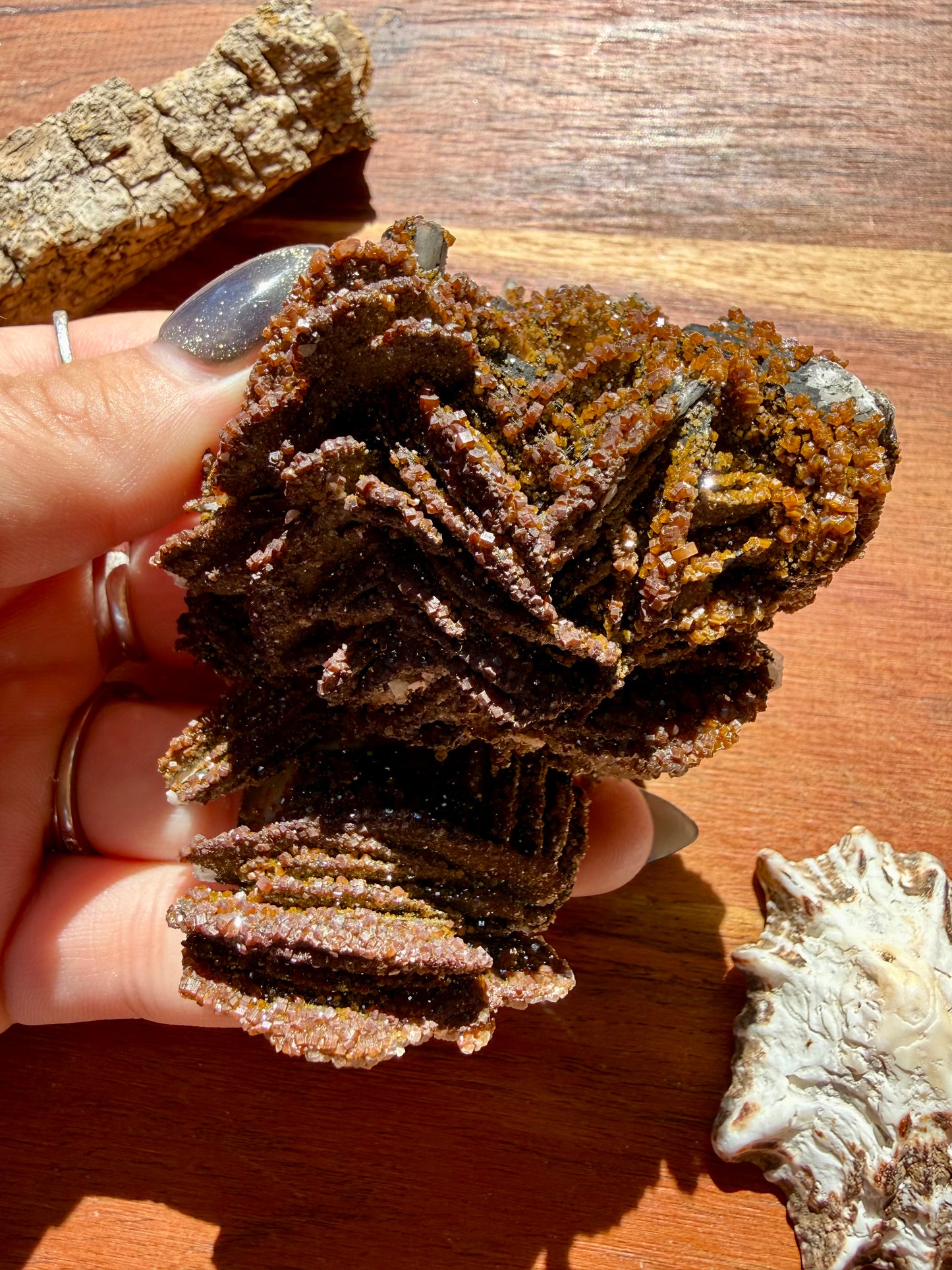 BARITE, MAGANESE + VANADINITE