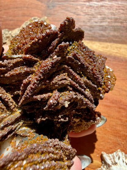BARITE, MAGANESE + VANADINITE