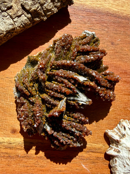 BARITE, MAGANESE + VANADINITE
