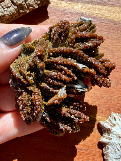 BARITE, MAGANESE + VANADINITE