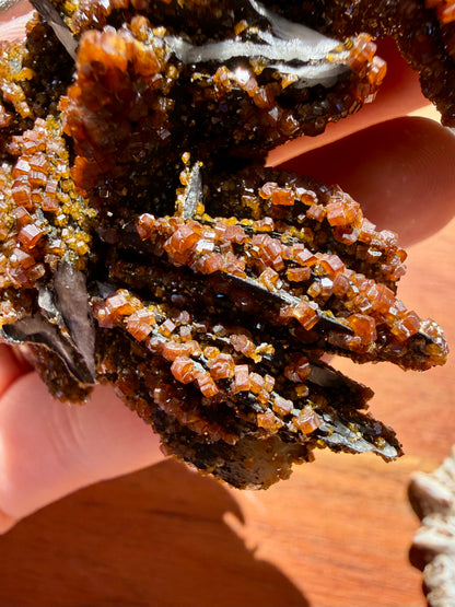 BARITE, MAGANESE + VANADINITE