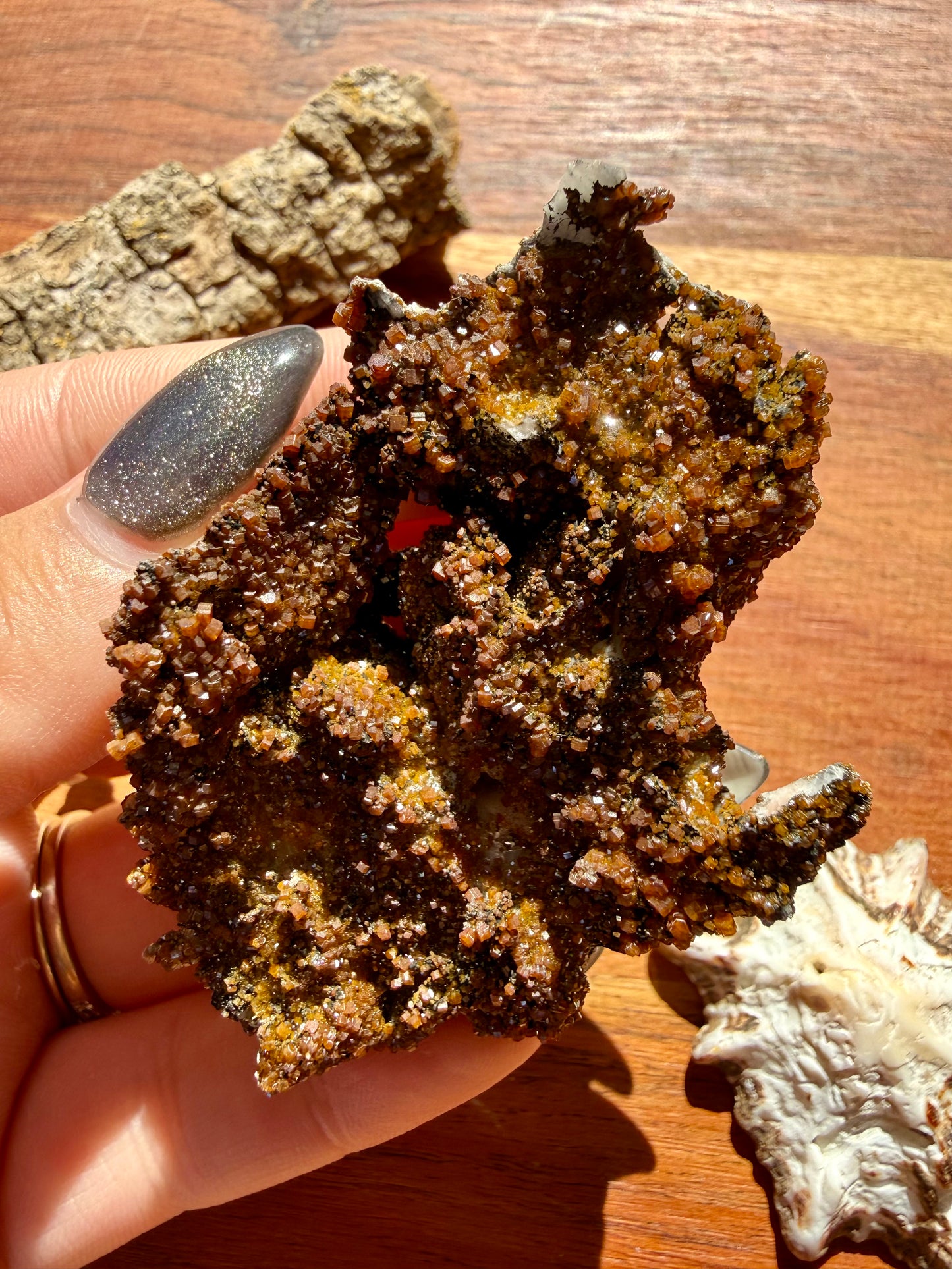 BARITE, MAGANESE + VANADINITE