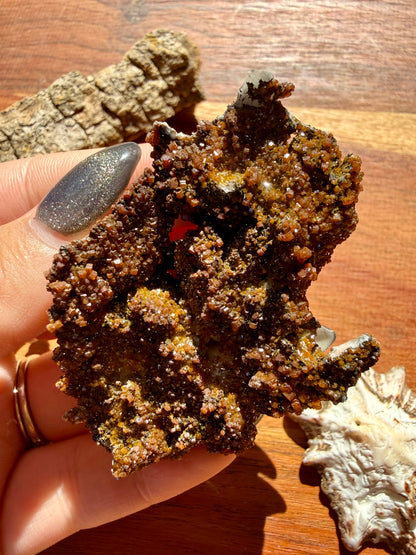 BARITE, MAGANESE + VANADINITE