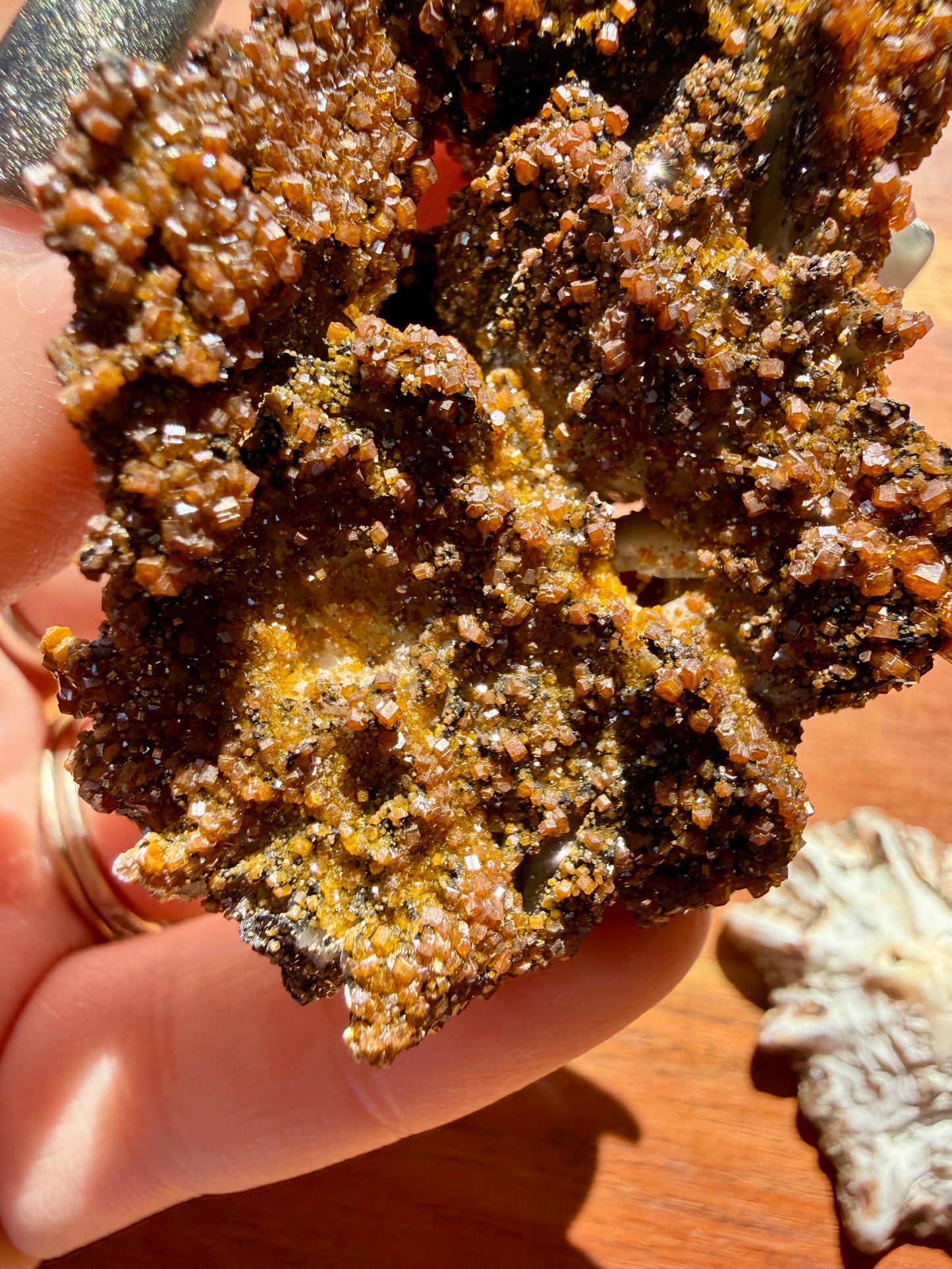 BARITE, MAGANESE + VANADINITE