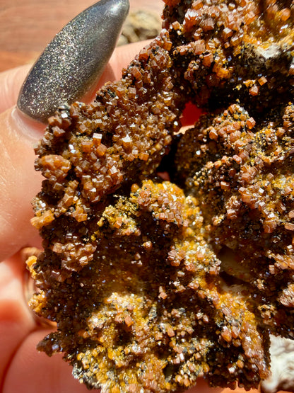 BARITE, MAGANESE + VANADINITE