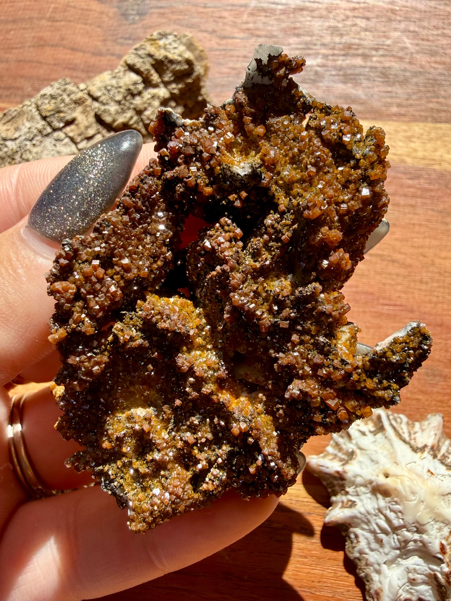 BARITE, MAGANESE + VANADINITE