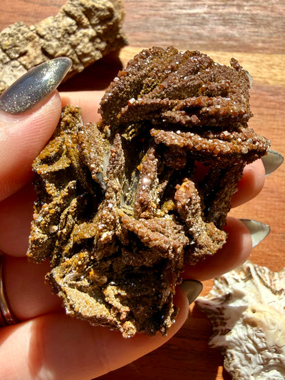BARITE, MAGANESE + VANADINITE