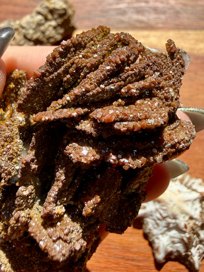 BARITE, MAGANESE + VANADINITE