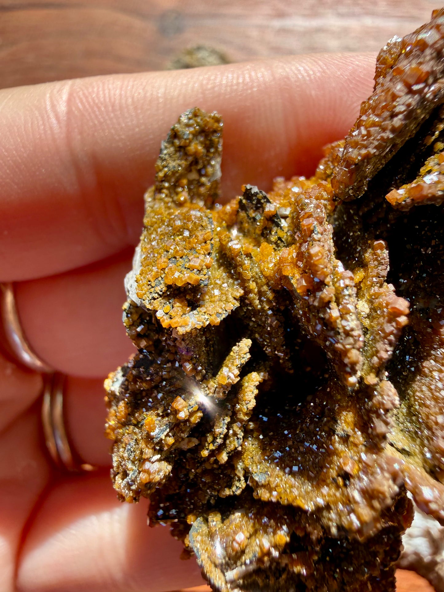 BARITE, MAGANESE + VANADINITE