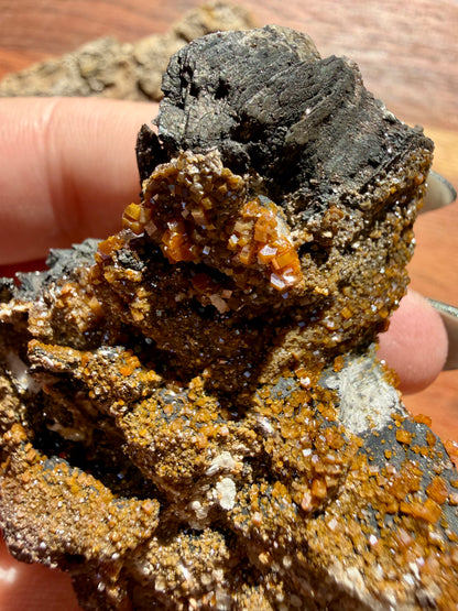 BARITE, MAGANESE + VANADINITE