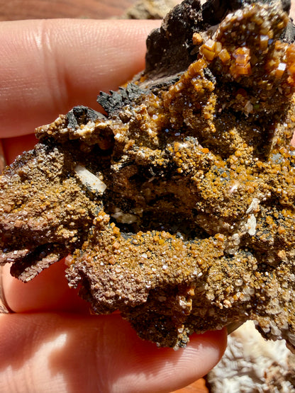 BARITE, MAGANESE + VANADINITE