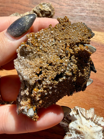 BARITE, MAGANESE + VANADINITE