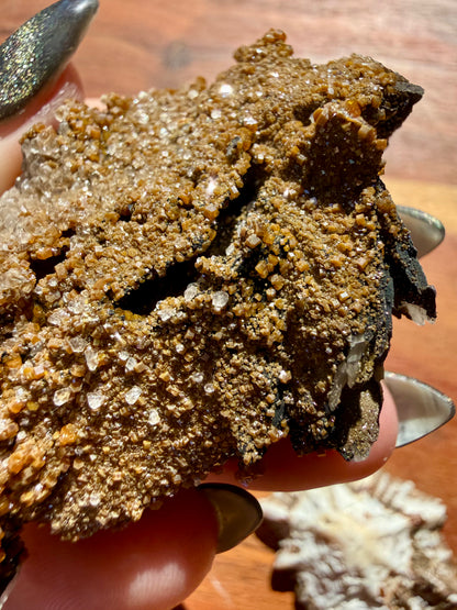 BARITE, MAGANESE + VANADINITE