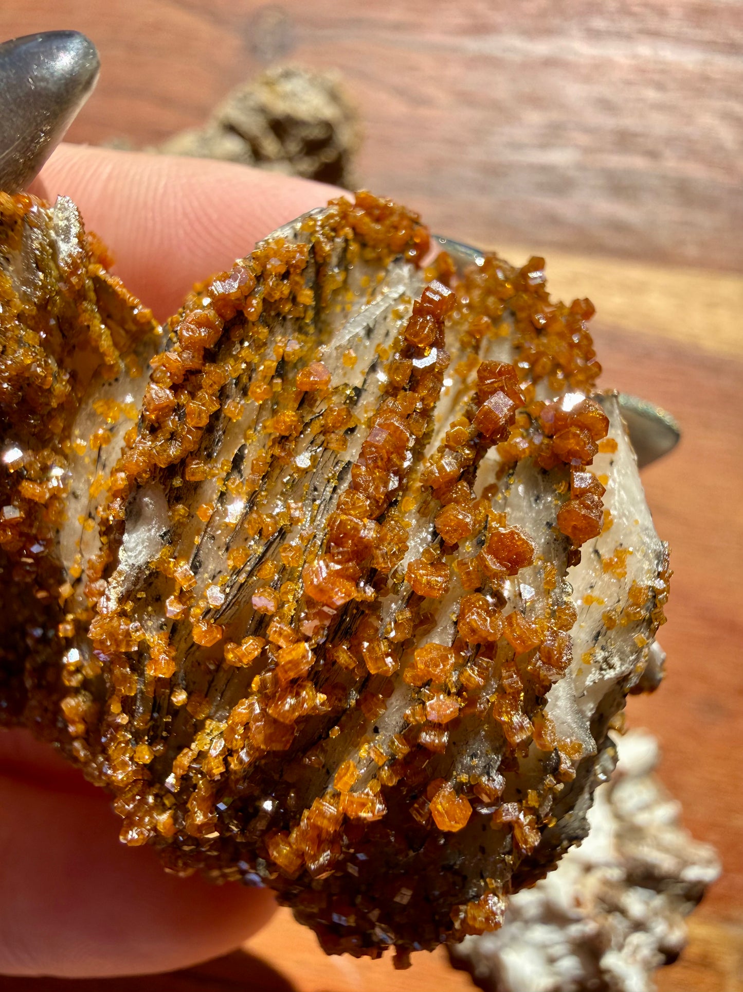 BARITE, MAGANESE + VANADINITE