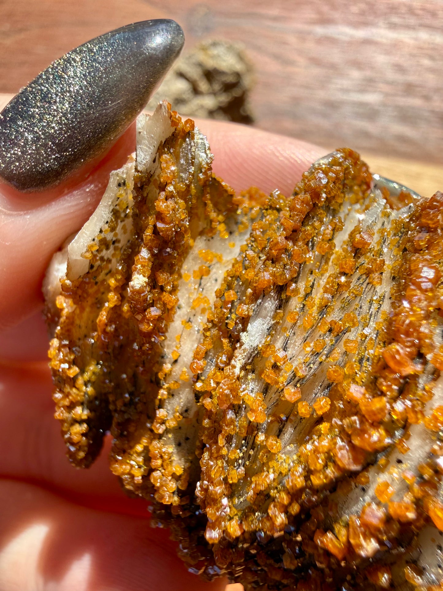 BARITE, MAGANESE + VANADINITE
